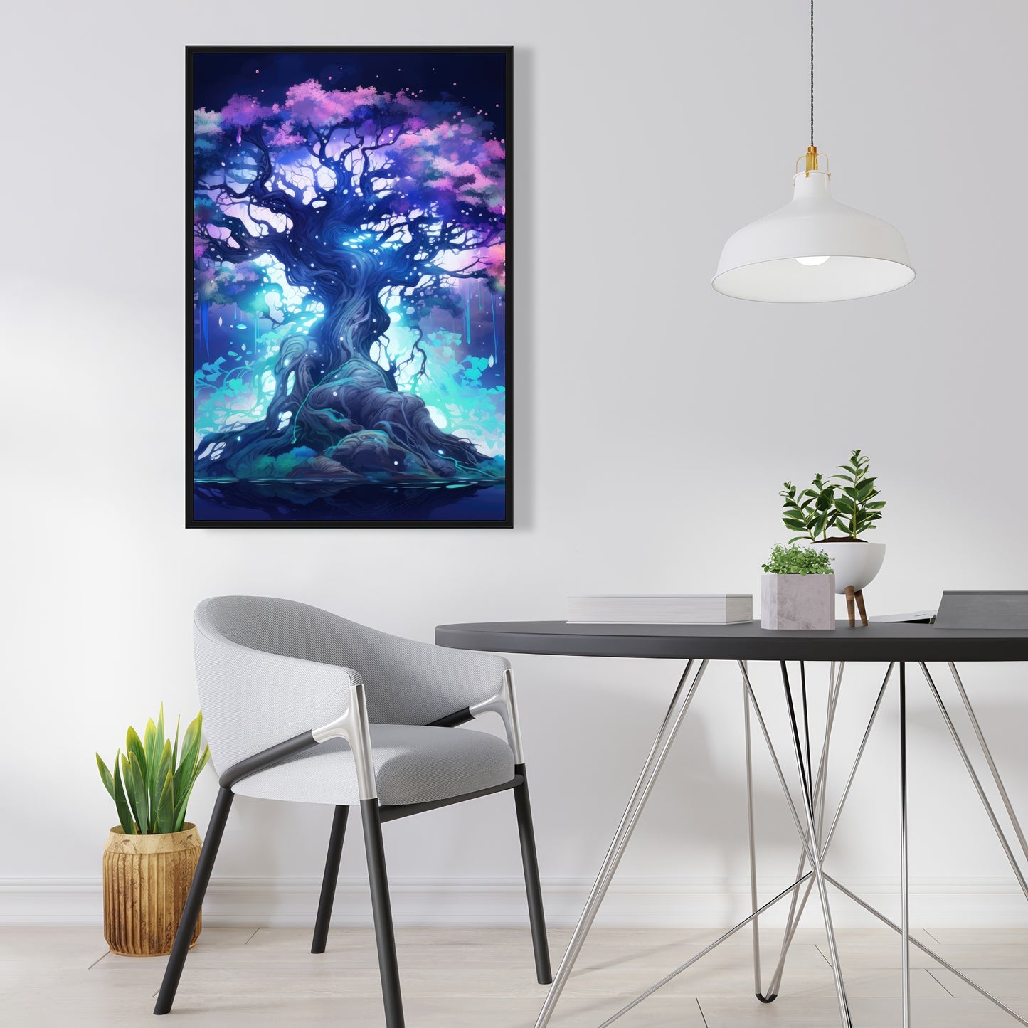 Make a wish - 36"x36" Framed canvas