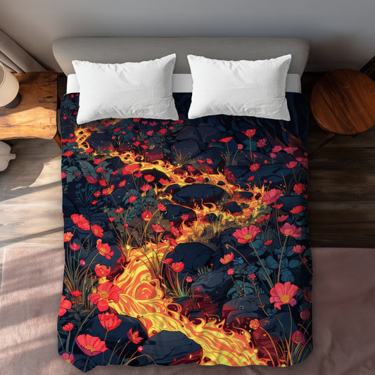 Dodging nature - 88"x88" Duvet Cover