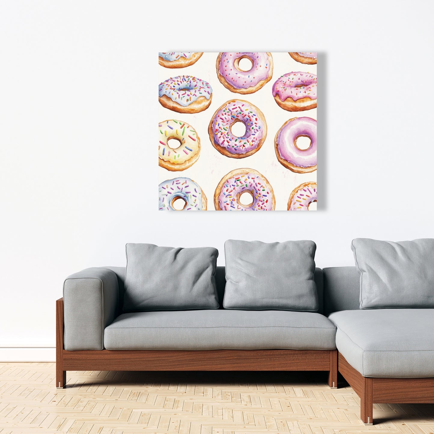 Sugar delights - White Canvas for Stylish Home Decor