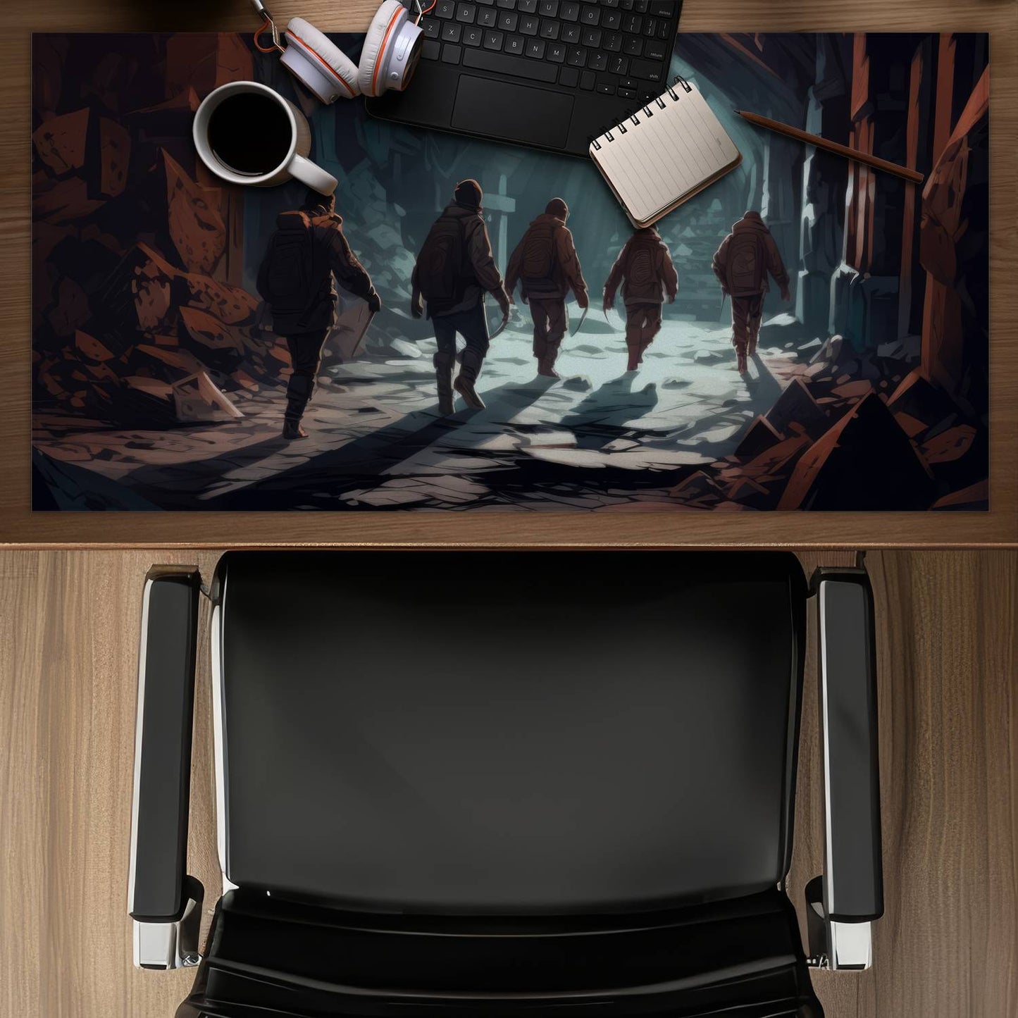 The Catacombs Turquoise Gaming Mat for Home Decor | Stylish Design