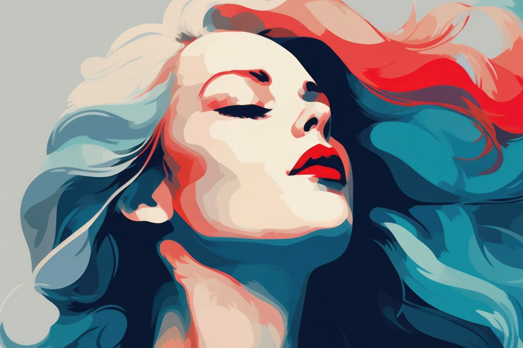 Beauty at its purest - Framed Canvas - Print on demand