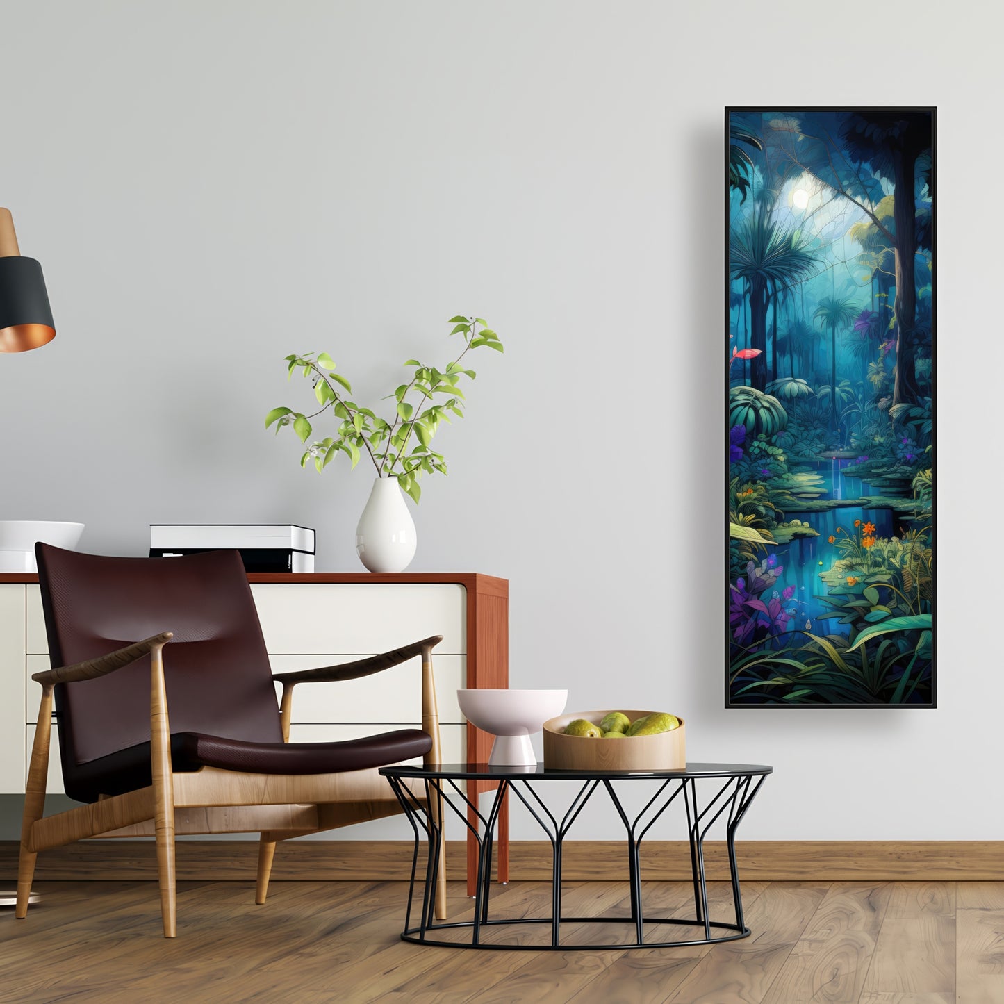 The beauty of nature - Orange Framed Canvas for Home Decor