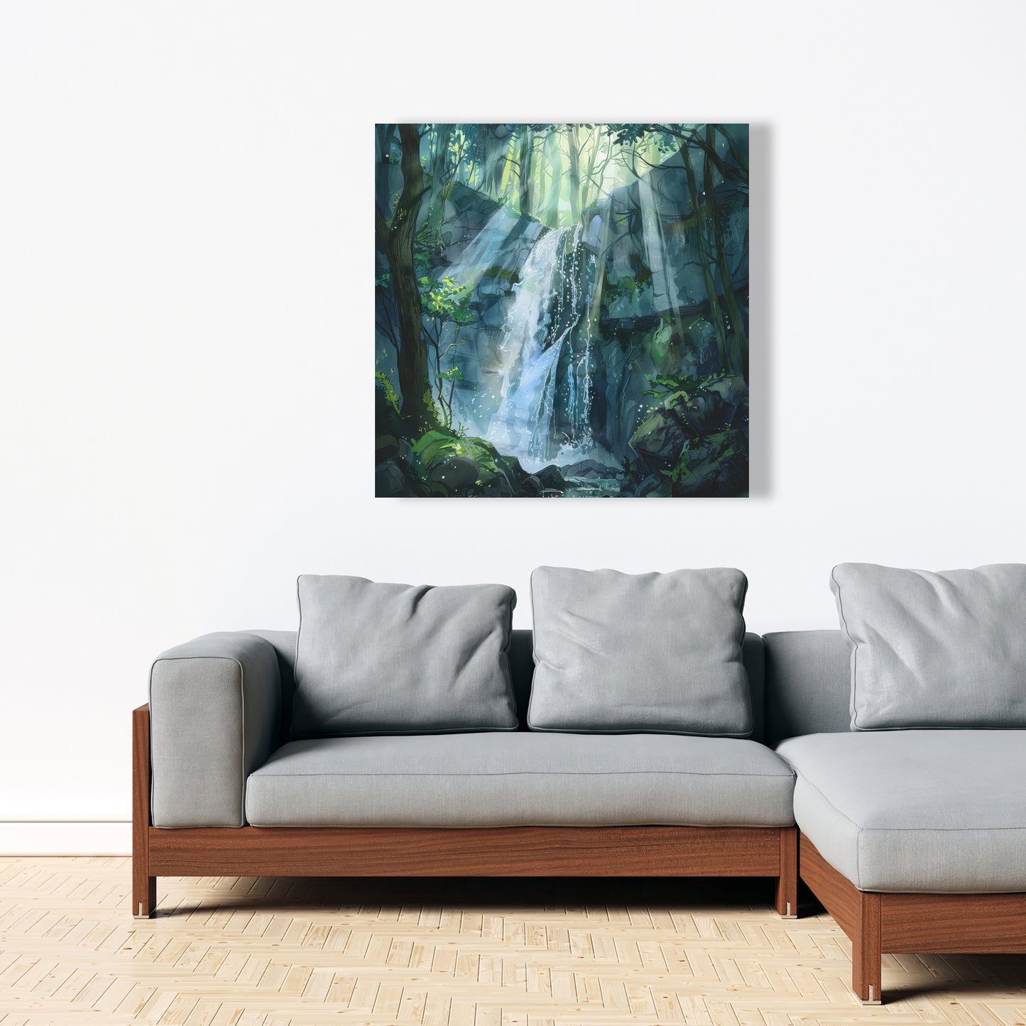 Sleeping fall - 32"x32" Canvas