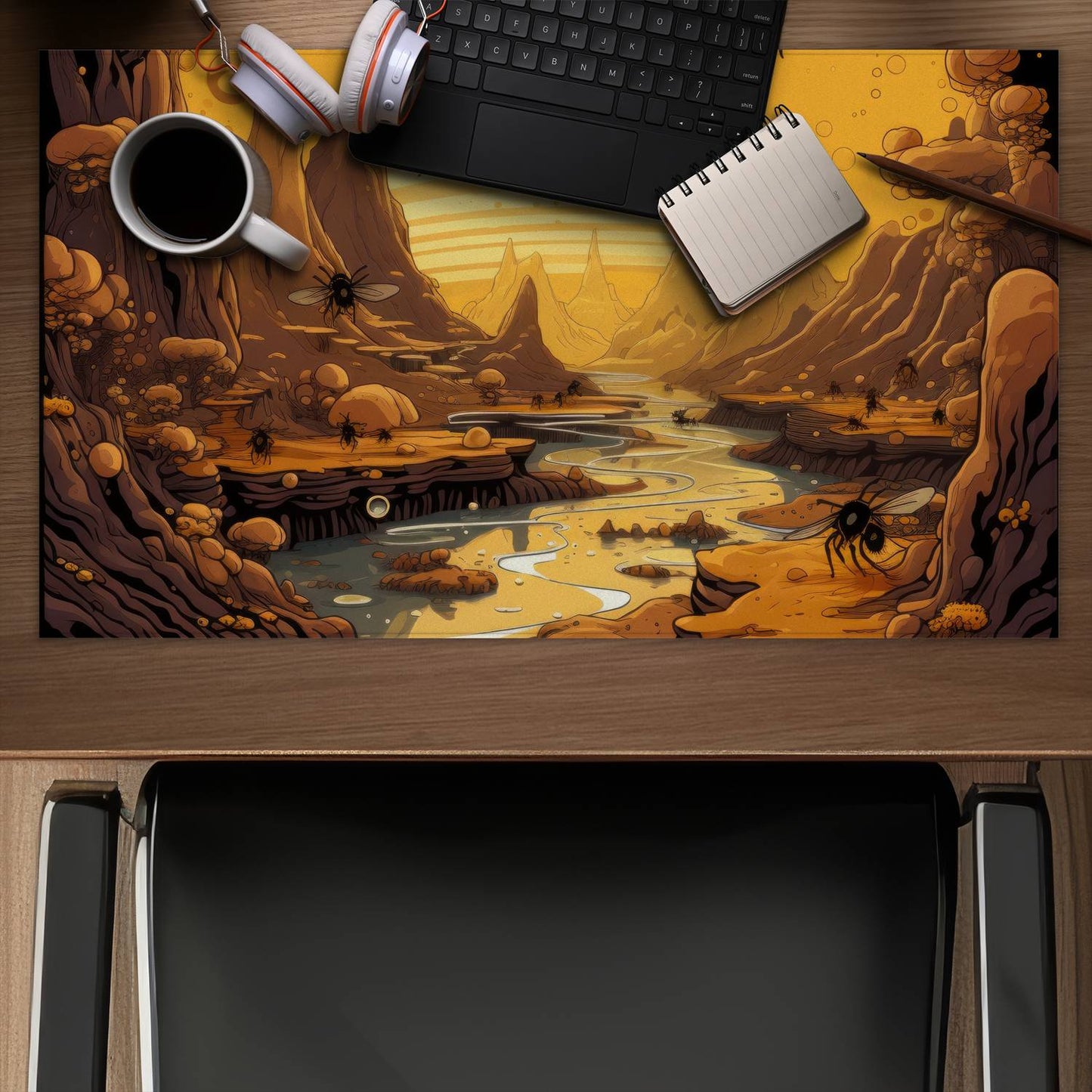 Hive mind - Desk Mat