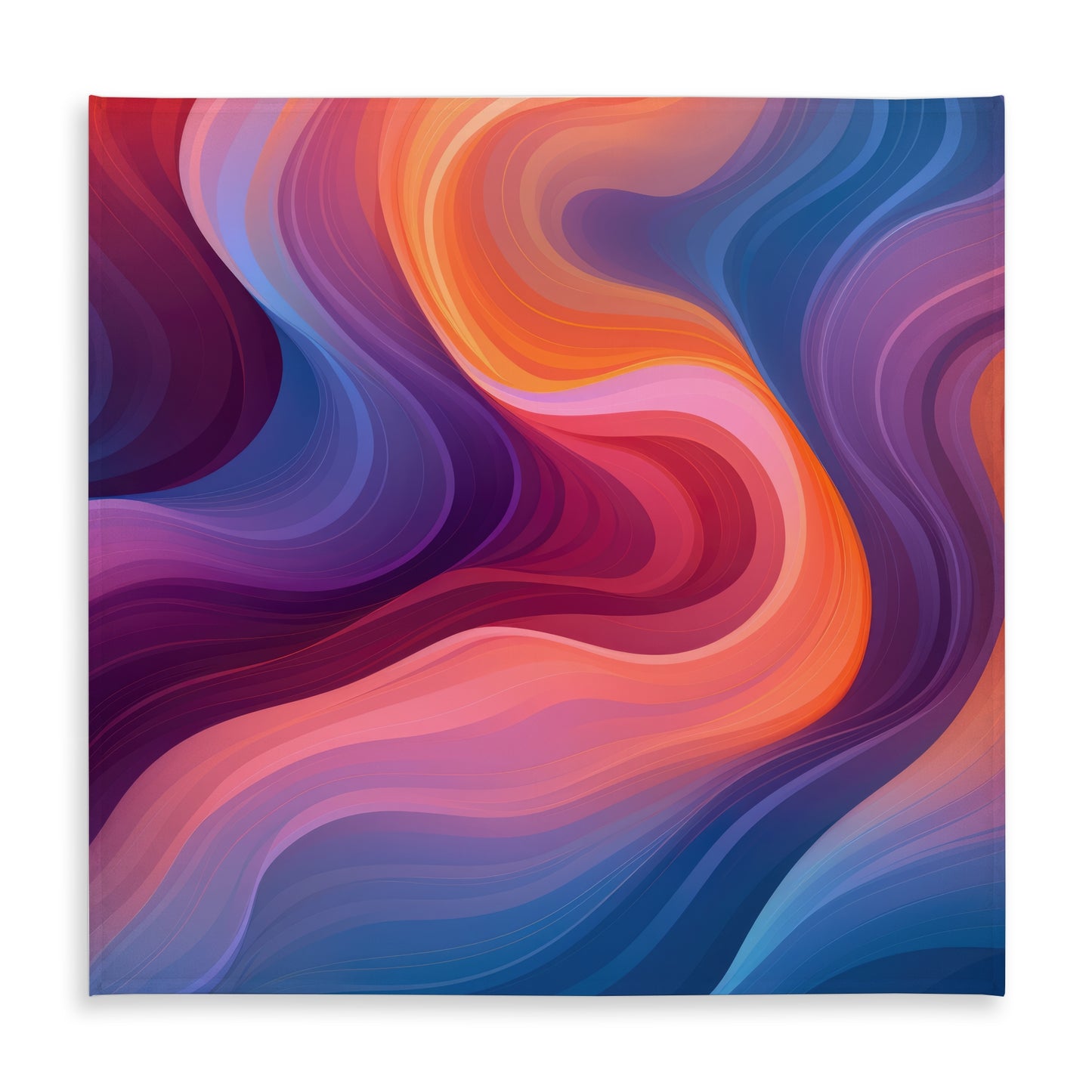 Purple Haze Tablecloth - Orange Indoor Outdoor Home Decor