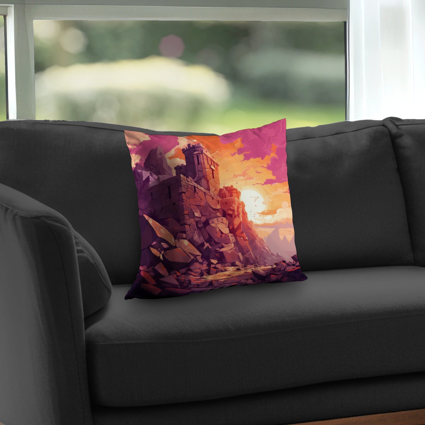 The Setting Rampart | White Poly Twill Throw Pillow Insert