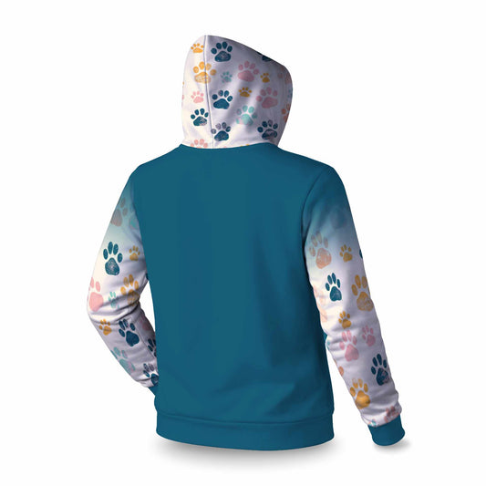 Cute Paws Sleevie Pullover Hoodie | Cozy Apparel Style