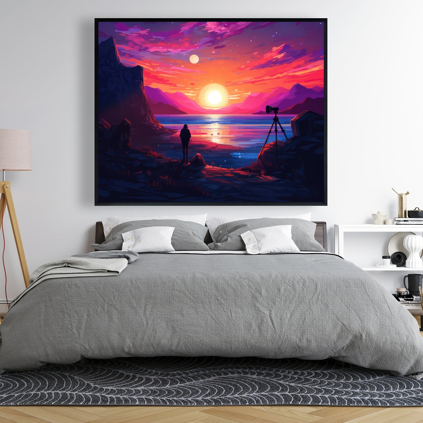 Solitude - 36"x36" Framed canvas