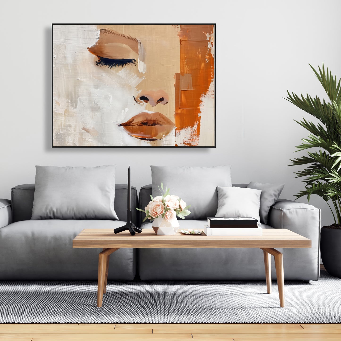 Half - 24"x24" Framed canvas