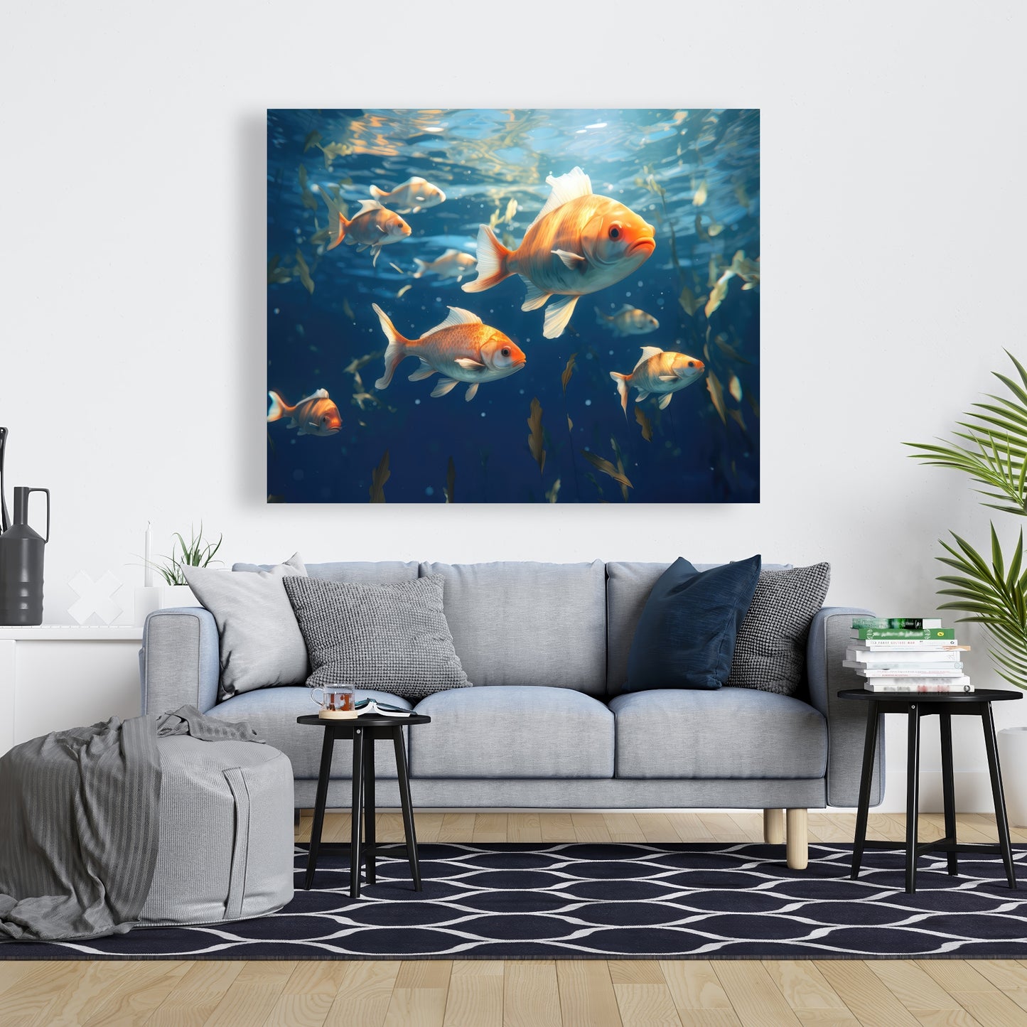Free flow - 32"x32" Canvas