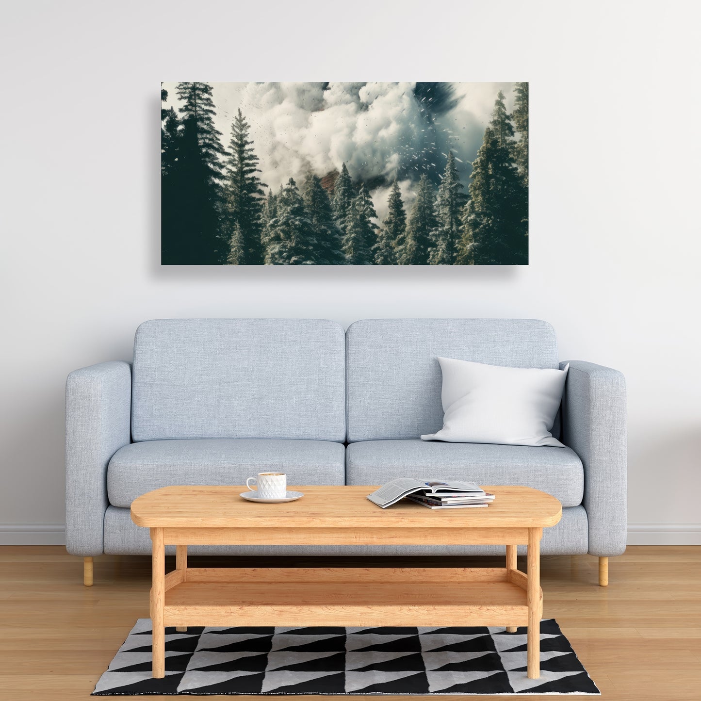 Unwanted catastrophe - 32"x32" Canvas