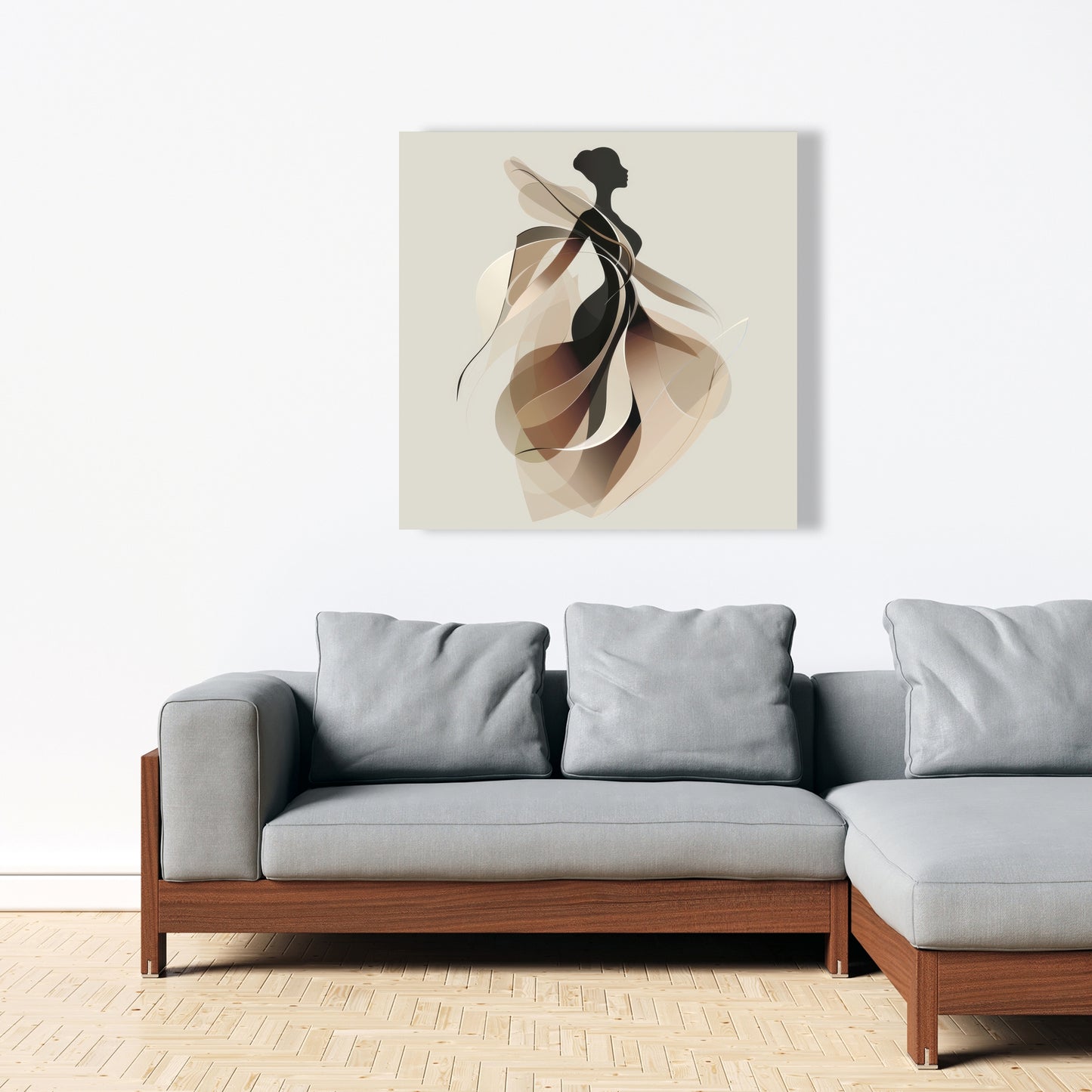 Classy silhouette - 32"x32" Canvas
