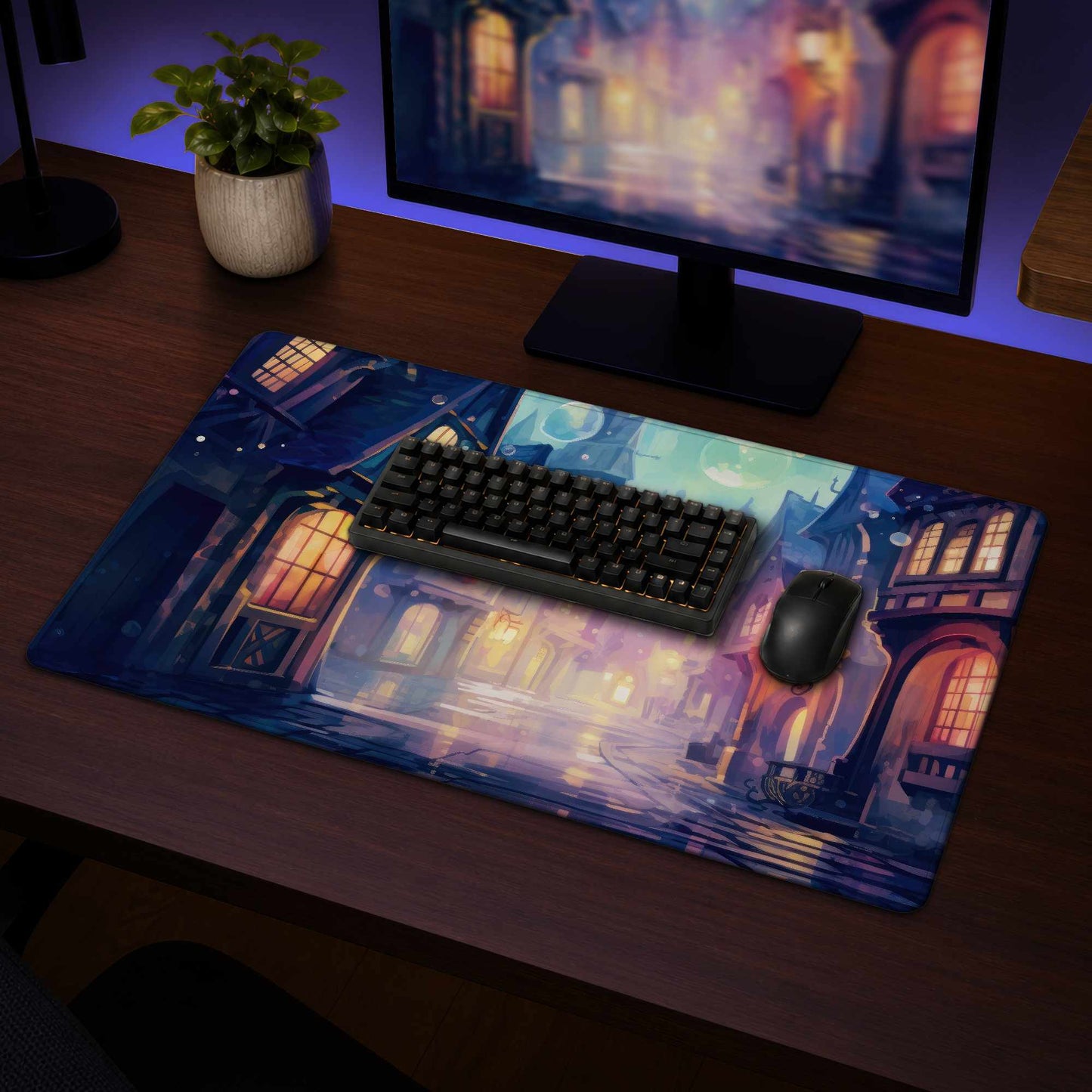 Tapis de bureau Bubble Ville - L'accessoire de décoration élégant indispensable