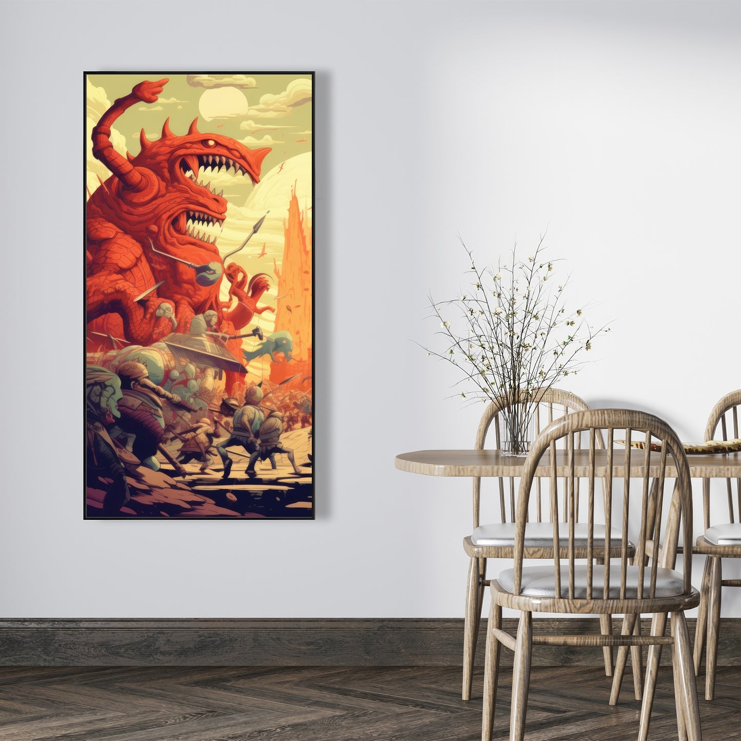 Colossi - 36"x36" Framed canvas