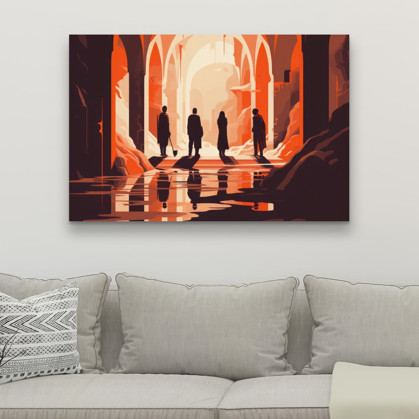 Faith restored - 32"x32" Canvas