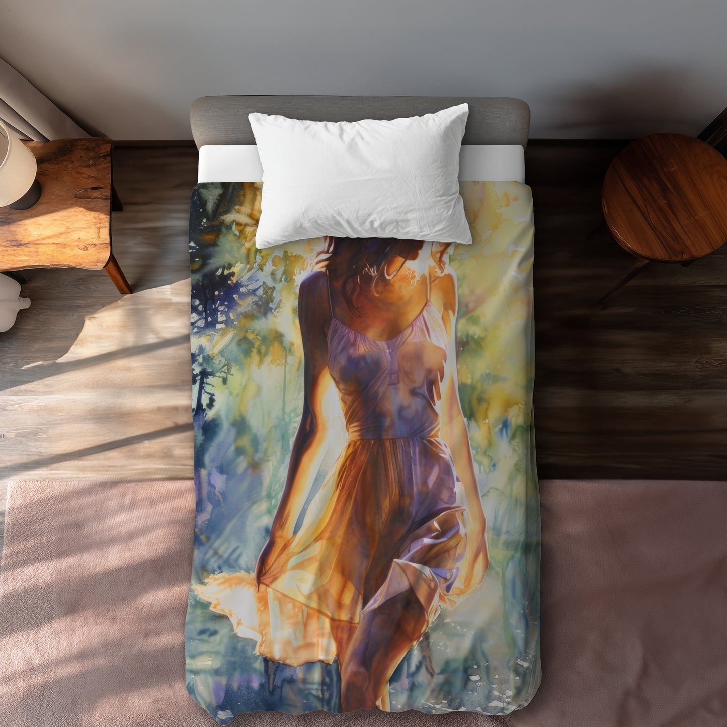 Out of the water - 88"x88" Duvet Cover