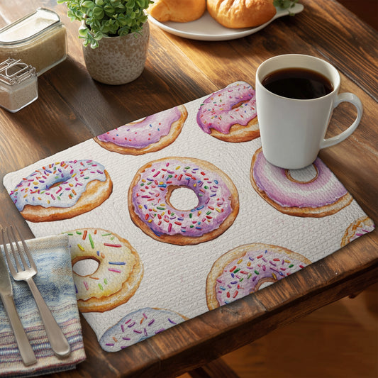 Sugar delights Braided Polyester Placemat for Home Decor