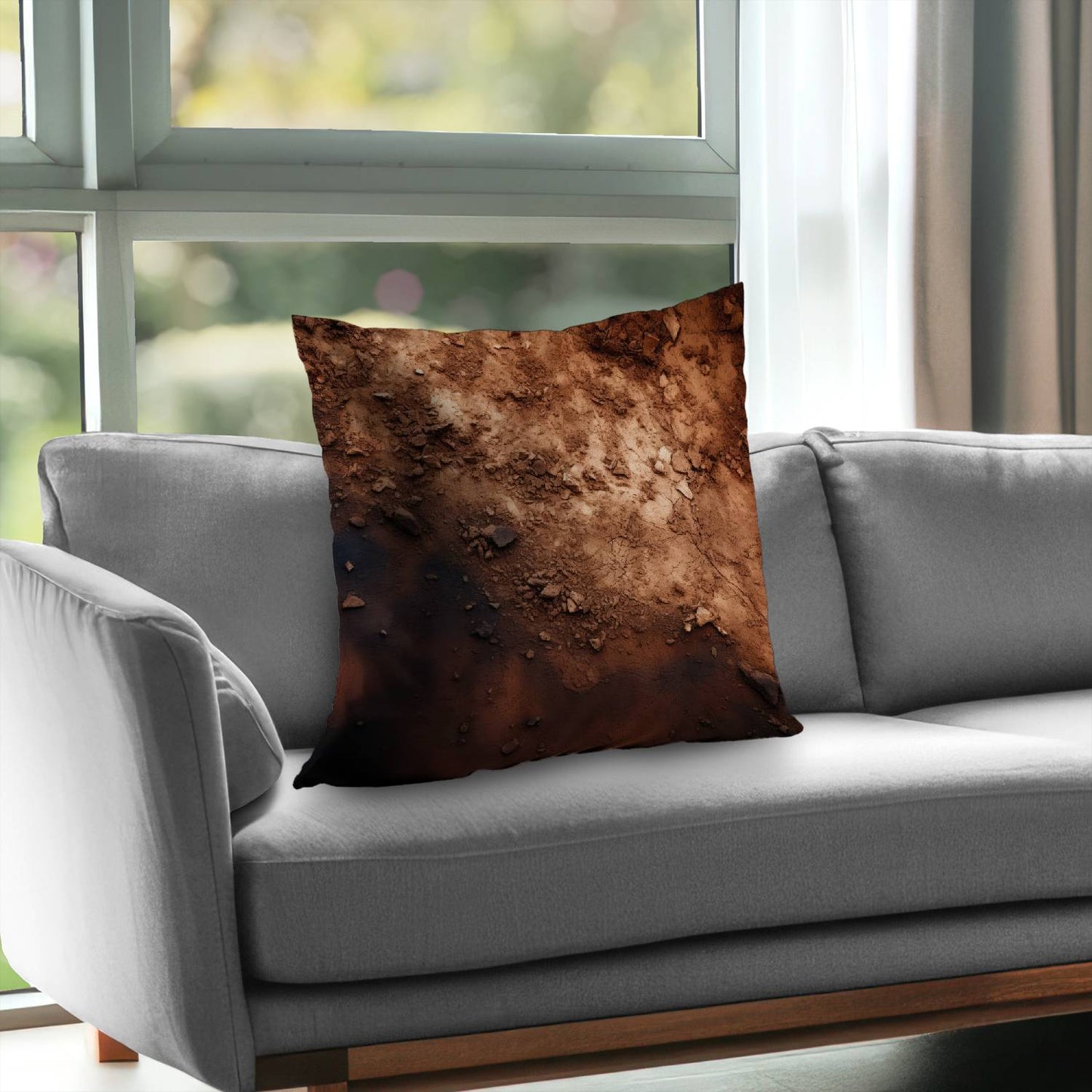 The dark patch - Throw Pillow