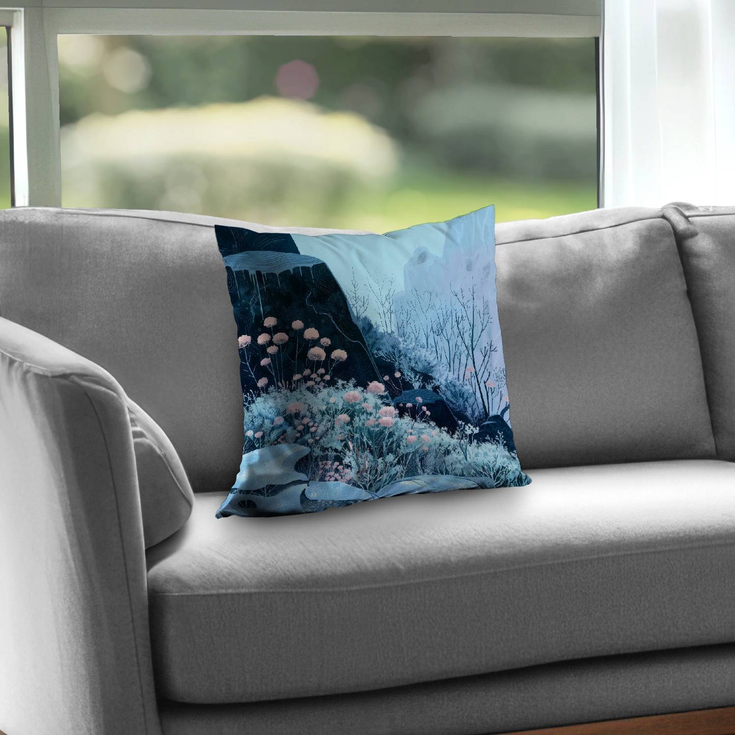 Annual freeze - Throw Pillow