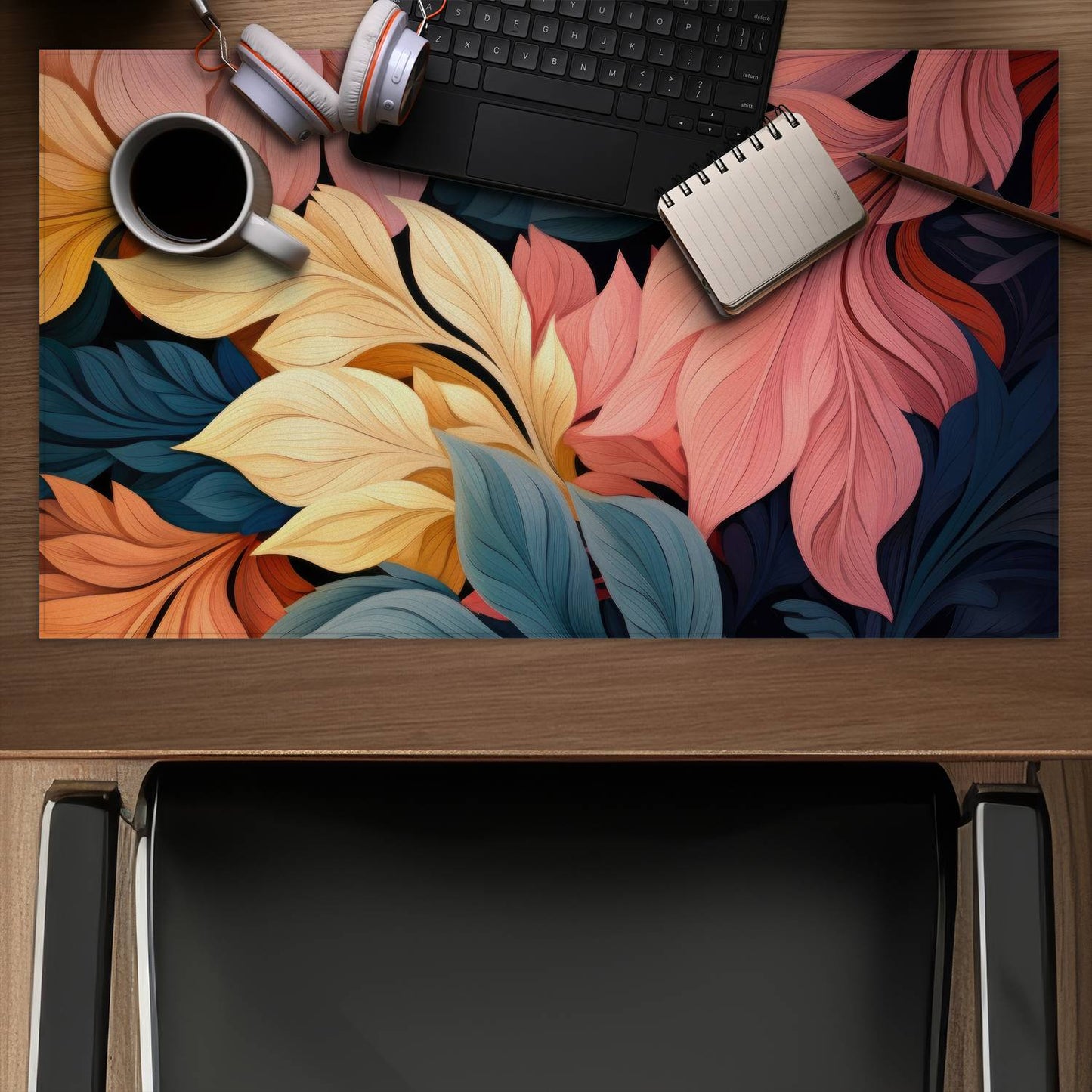 Pastel bloom - Desk Mat