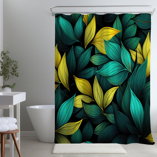Potent Aroma Black Shower Curtain for Stylish Home Decor