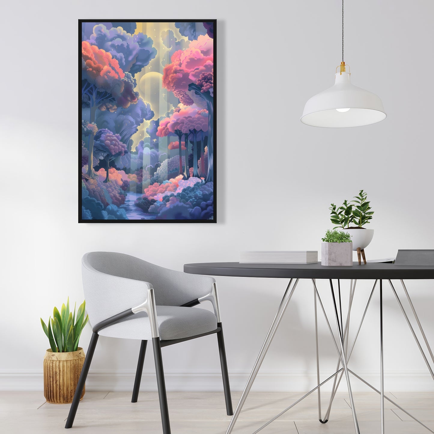 Beams - 36"x36" Framed canvas