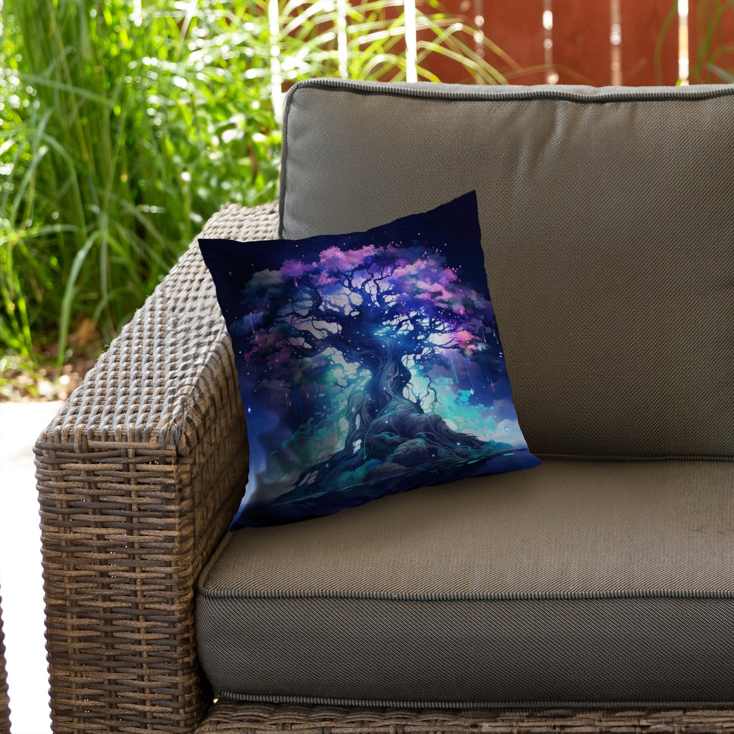 Make a Wish White Poly Twill Throw Pillow - Home Decor Insert