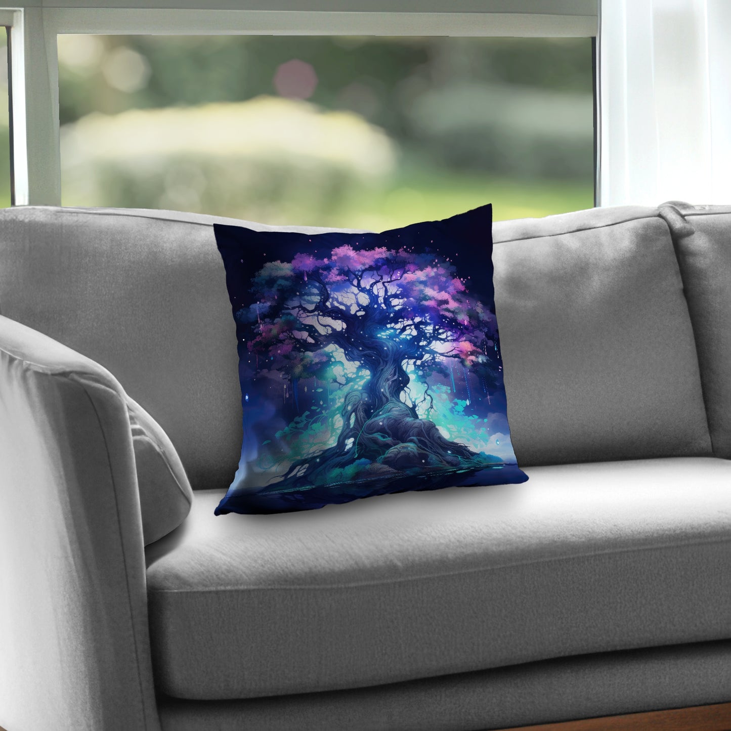 Make a Wish White Poly Twill Throw Pillow - Home Decor Insert