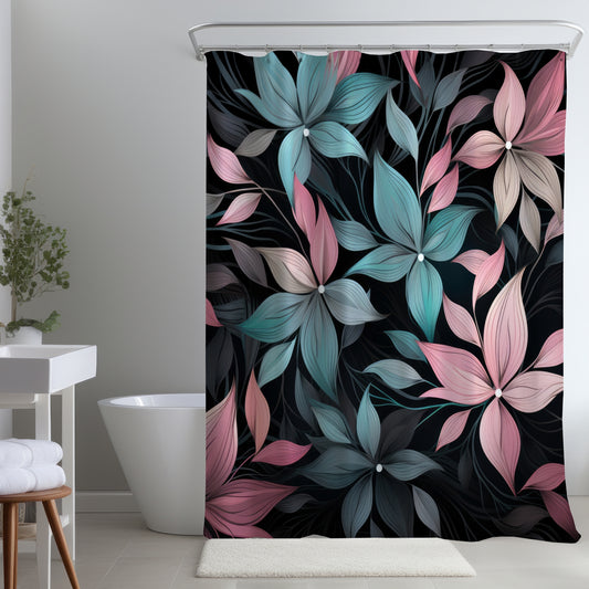 Desaturated flowers - Shower Curtain