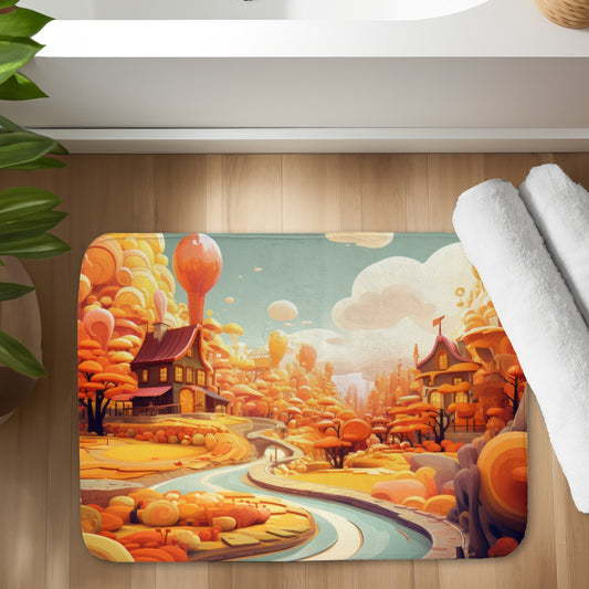 Honey land - 17"x24" Bath mat