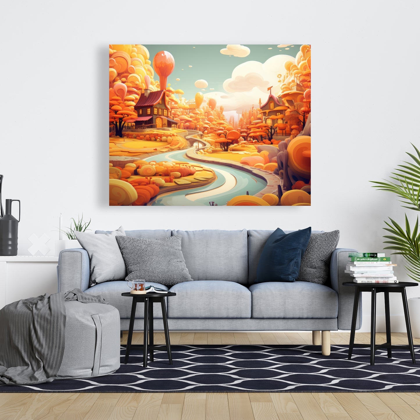 Honey land - 32"x32" Canvas