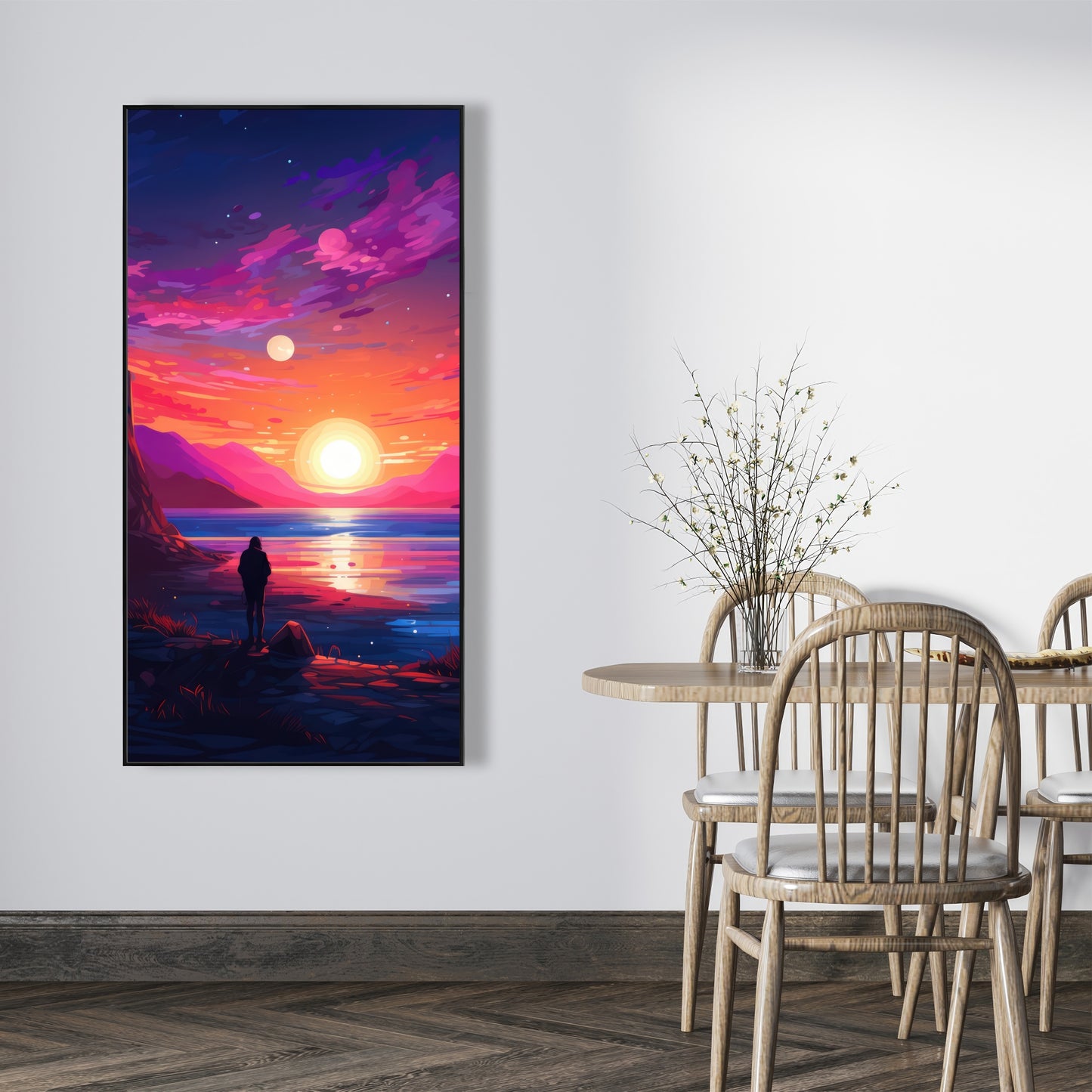 Solitude - 36"x36" Framed canvas