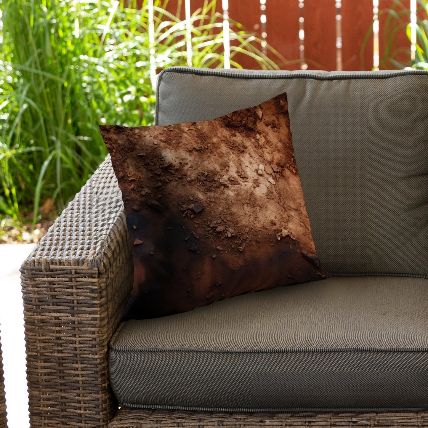 The dark patch - Throw Pillow