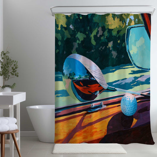 Le Rideau de Douche « The Drive » – Une Décoration d'Intérieur Élégante pour les Salles de Bain