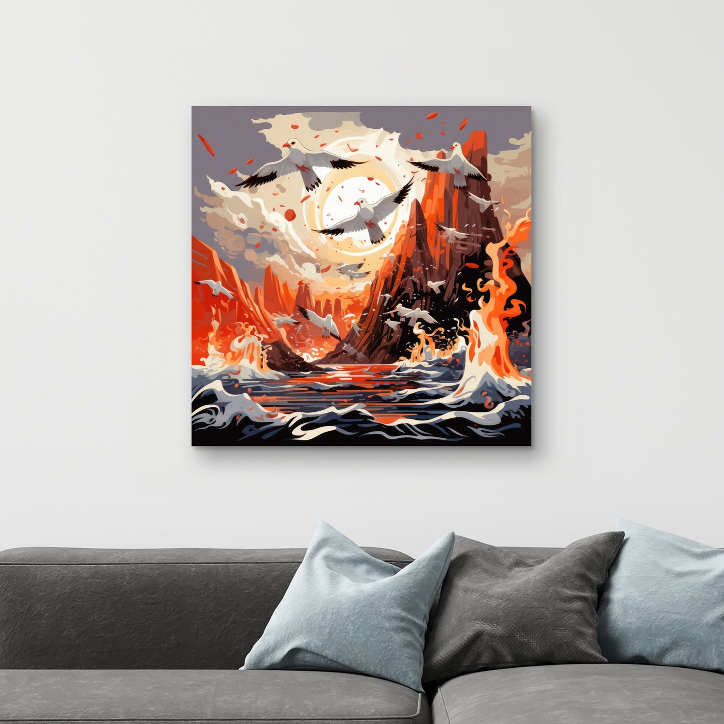 The escape - 32"x32" Canvas