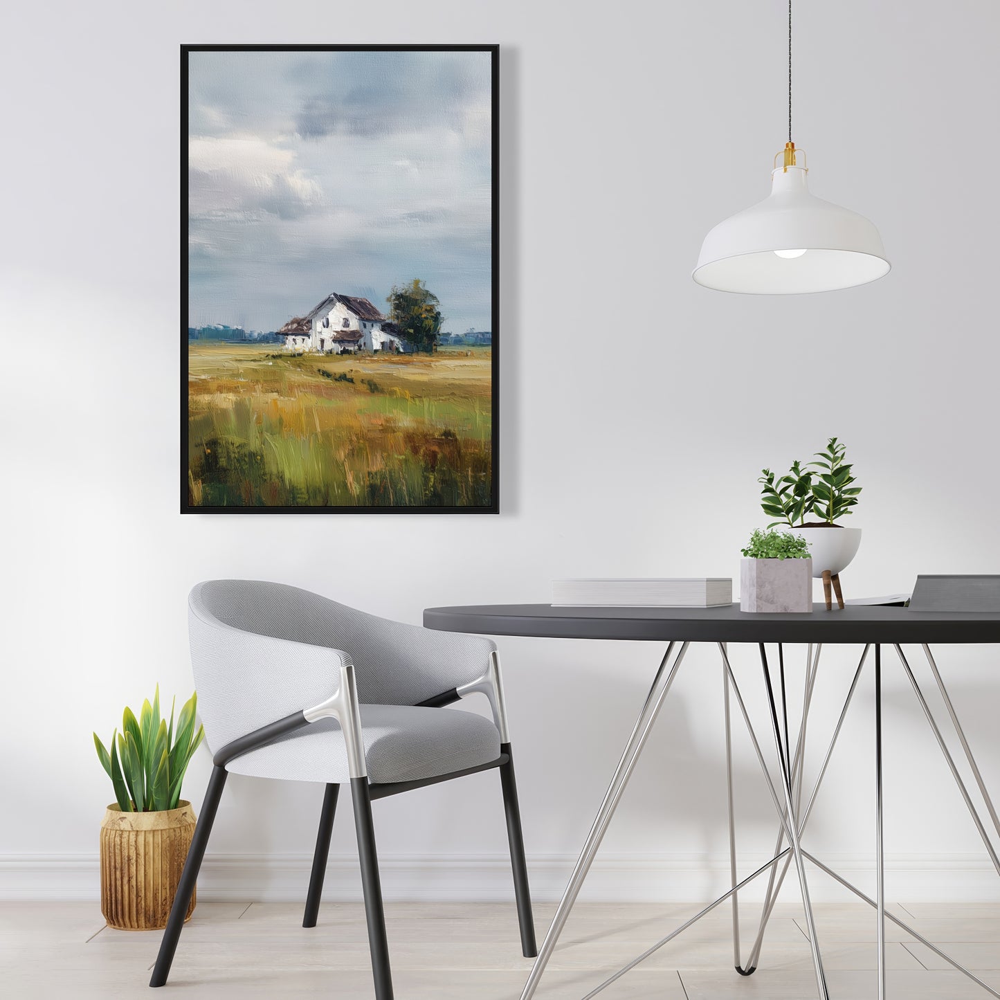 Marsh - 24"x24" Framed canvas