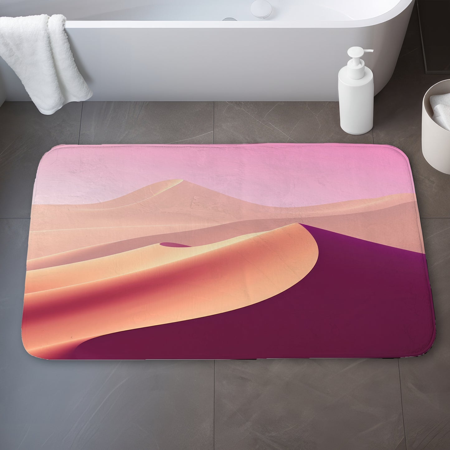 Calm dunes - 17"x24" Bath mat