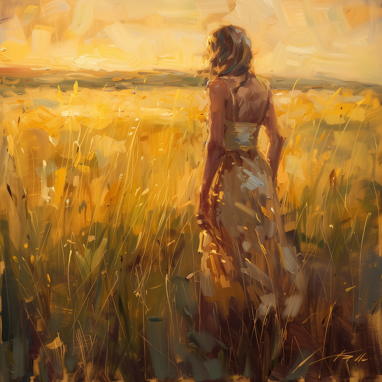 Exploring - 32"x32" Canvas