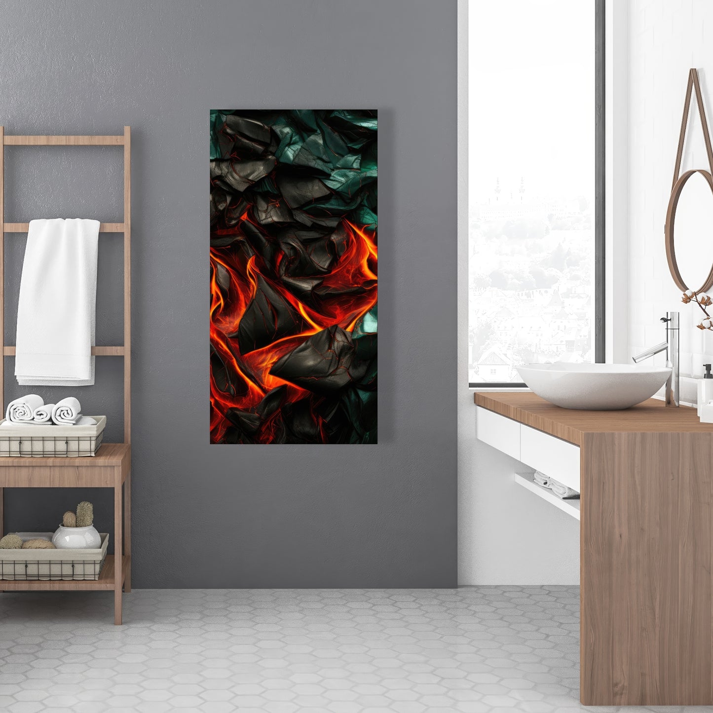 Imminent rupture - 32"x32" Canvas