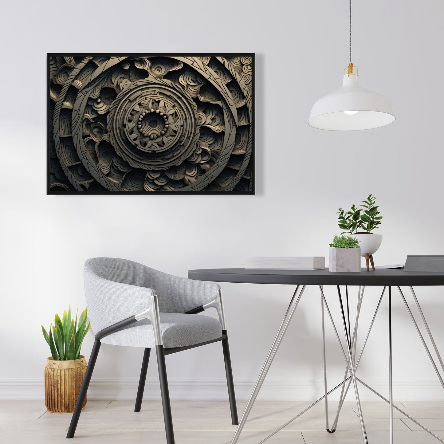 Cycles - 36"x36" Framed canvas