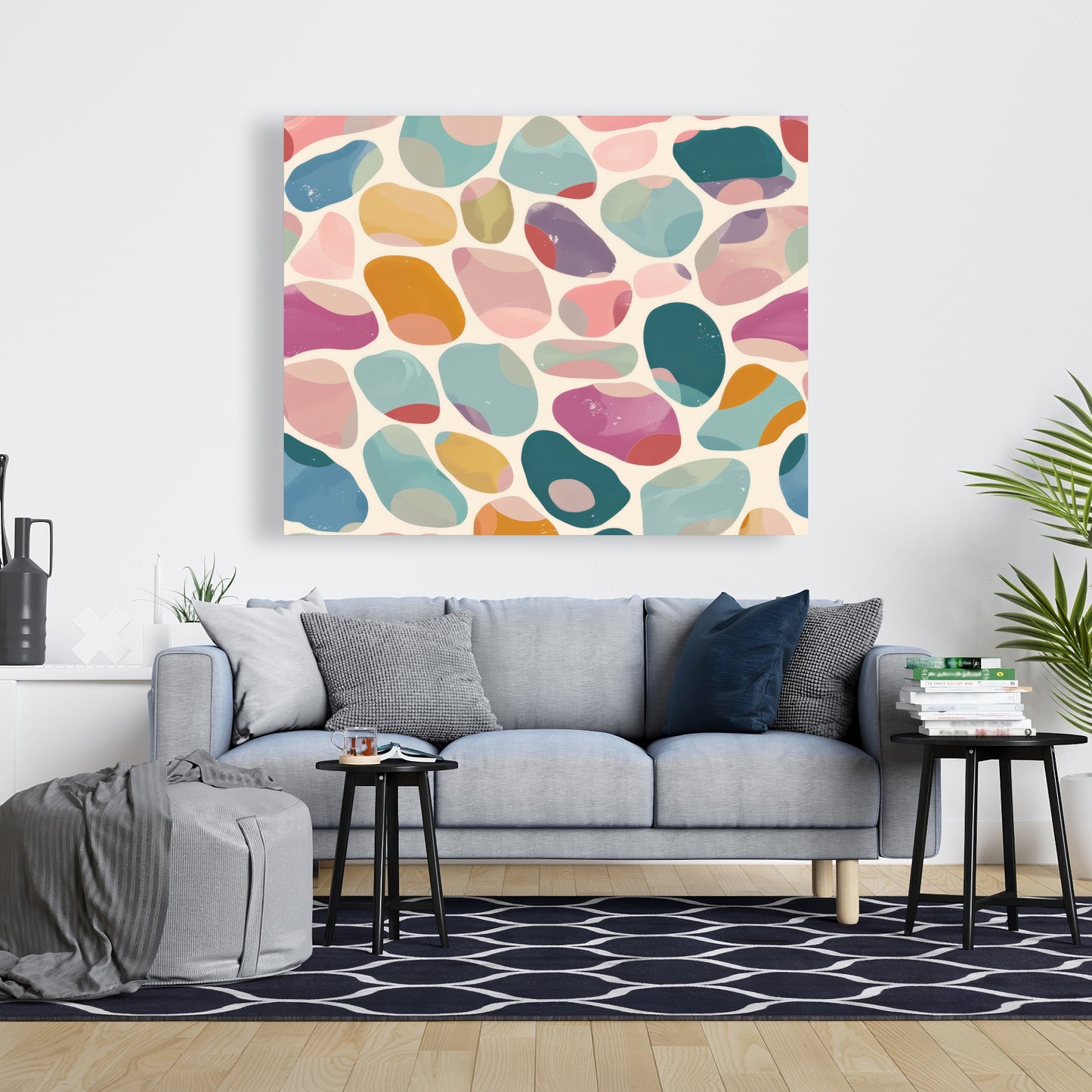 Dots and bops - 32"x32" Canvas