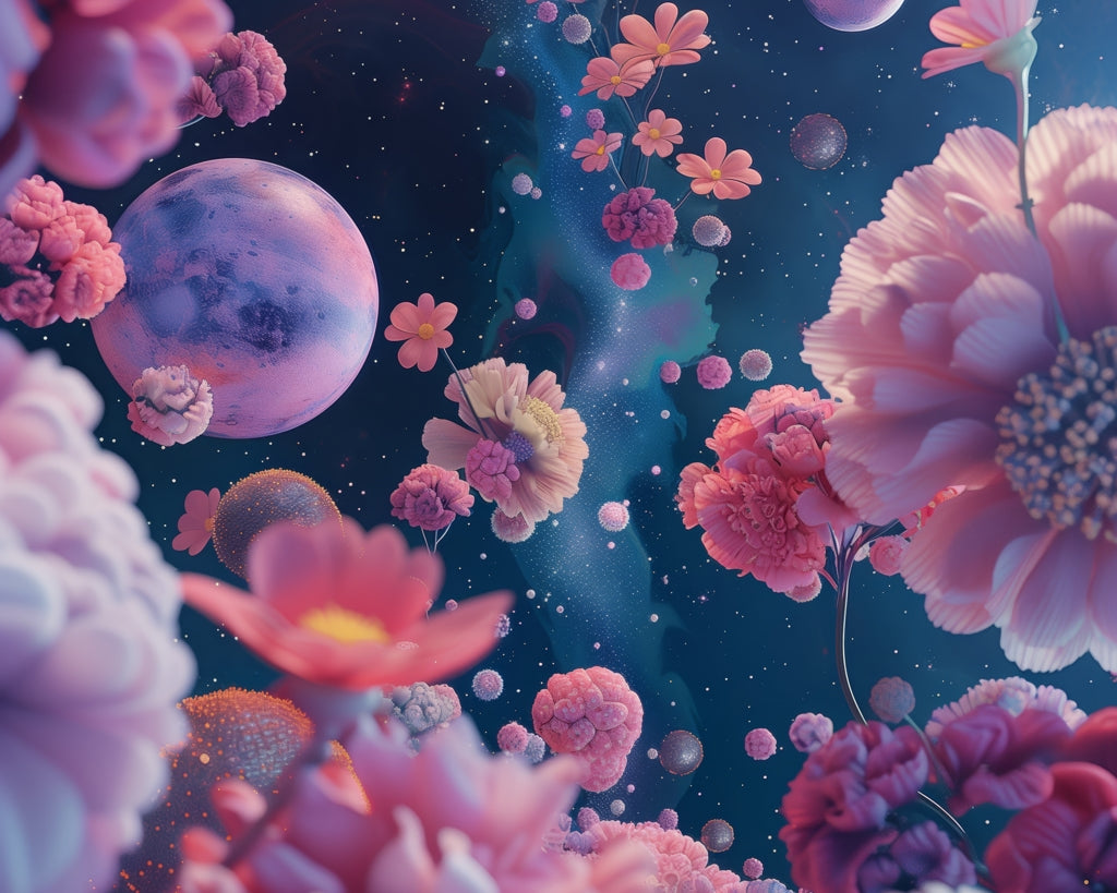 Pink void - 14"x18" Polyester Placemat