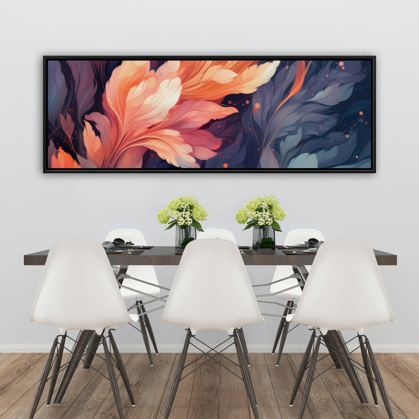 Ethereal - Orange Framed Canvas for Stylish Home Decor