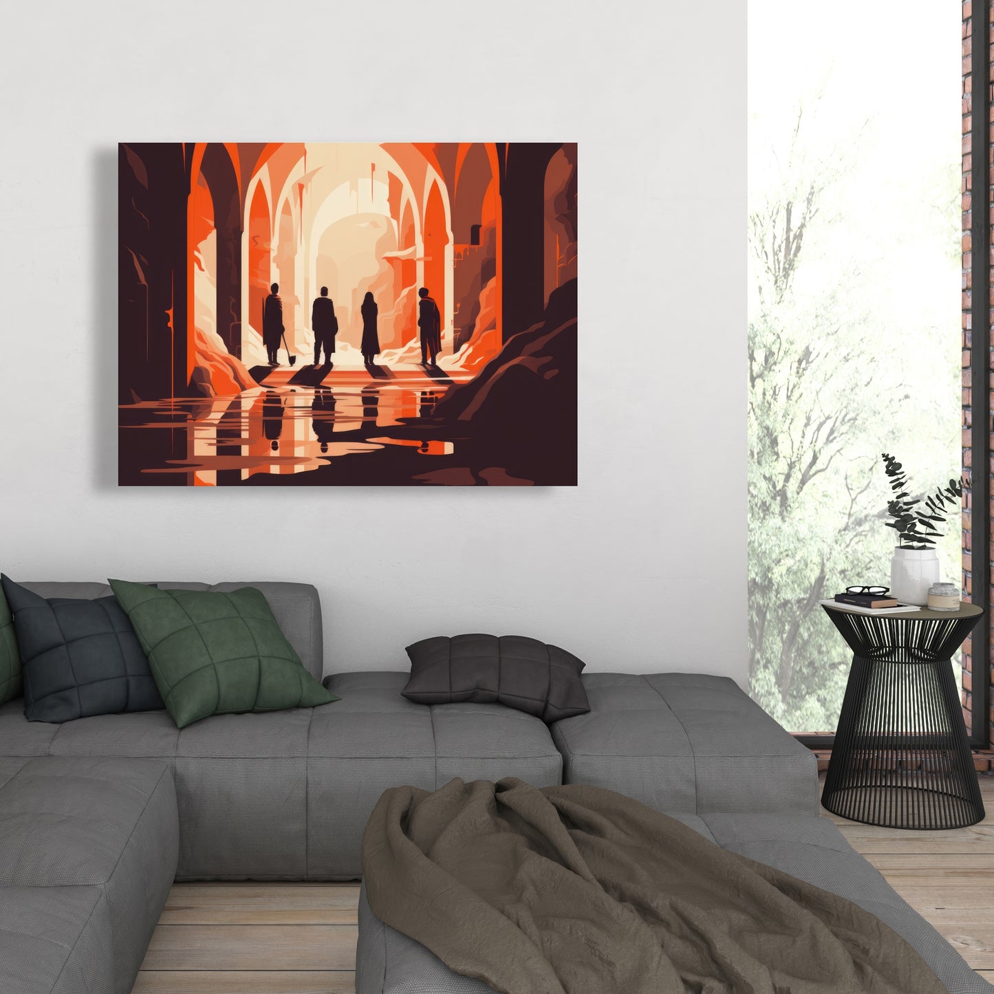 Faith restored - 32"x32" Canvas