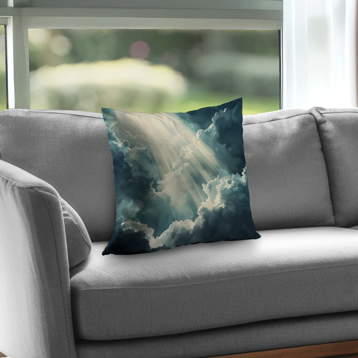 Beam of light - Throw Pillow