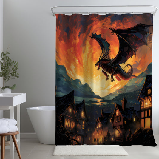 Hope for mercy Yellow Shower Curtain | Home Decor Accent