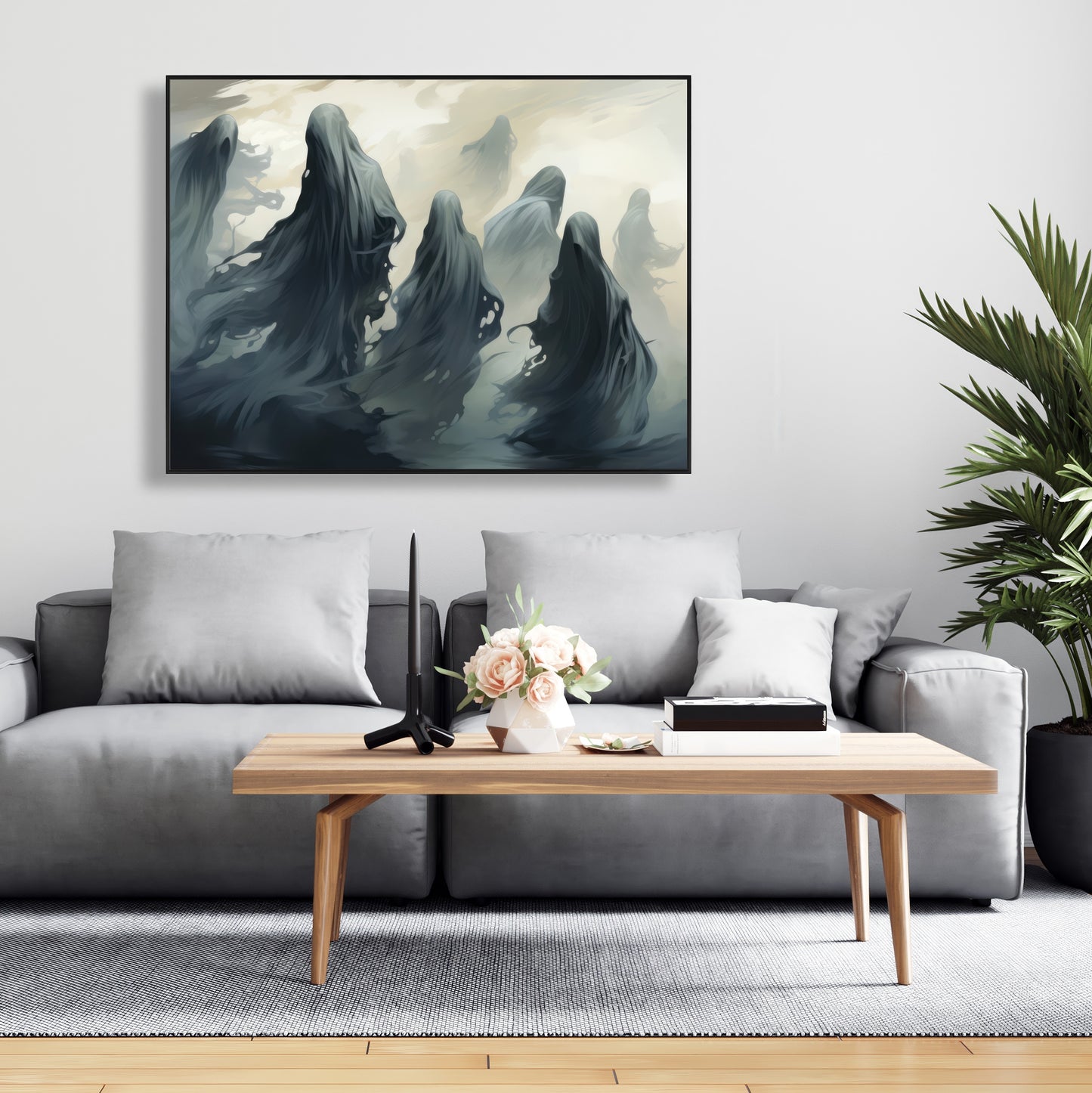Cursed lands - 36"x36" Framed canvas
