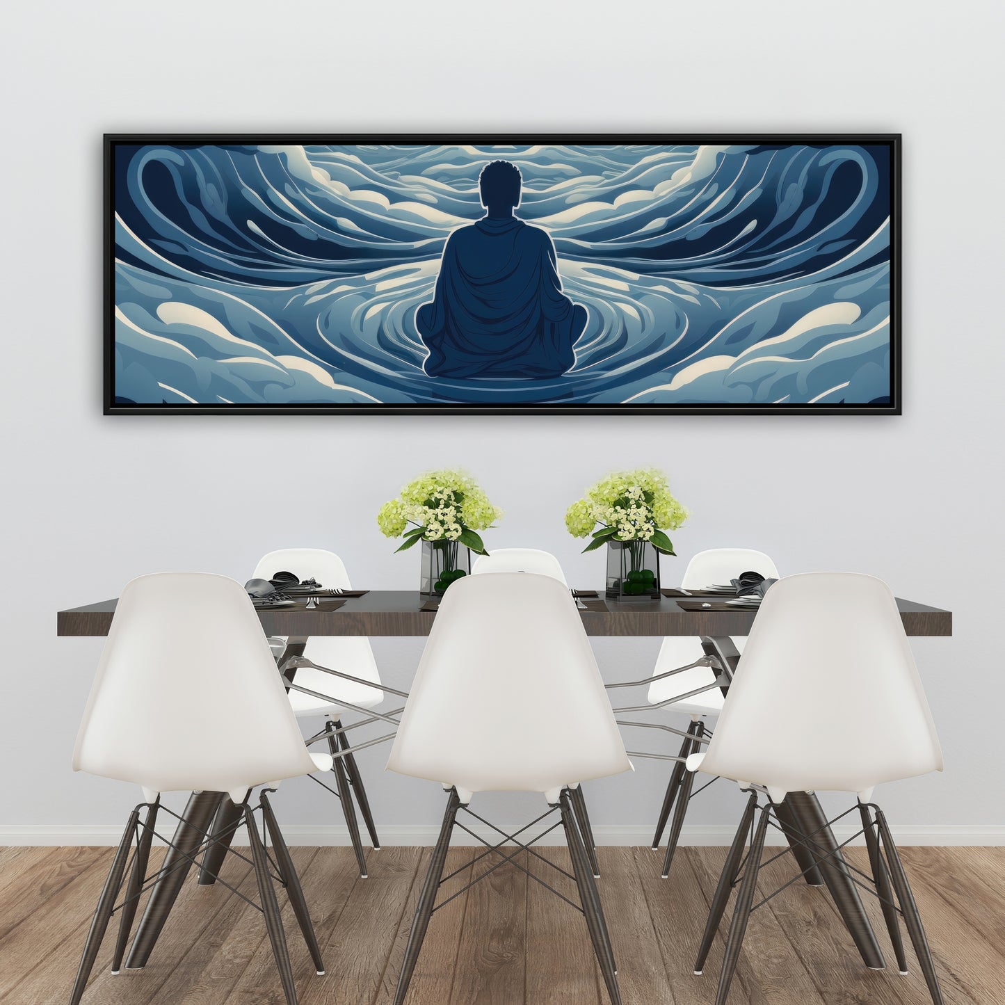 Infinite wisdom - 36"x36" Framed canvas