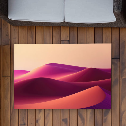 Deep Dunes Pink Outdoor Area Rug for Home Decor | Stylish Design