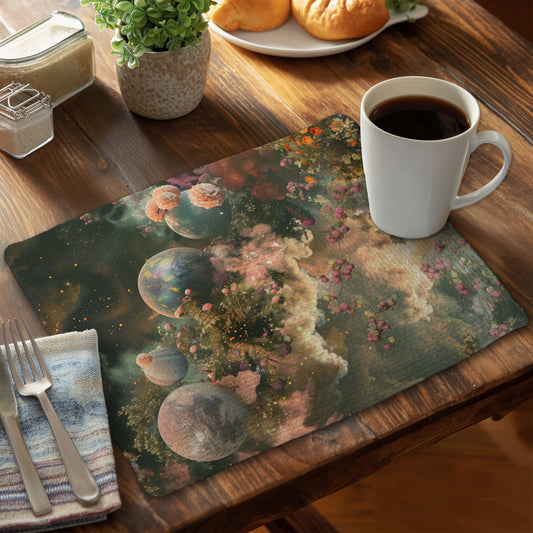 Bloom space - 14"x18" Braided Polyester Placemat